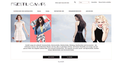 Desktop Screenshot of freistil-camps.de